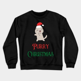 Purry Christmas Crewneck Sweatshirt